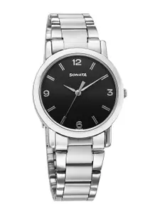 Sonata Classique Collection Men Stainless Steel Bracelet Style Analogue Watch 7987SM07W