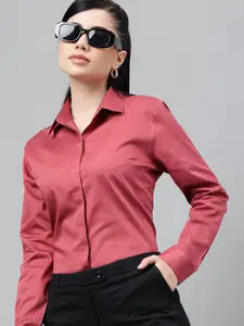 Hancock Pure Cotton Satin Smart Opaque Formal Shirt