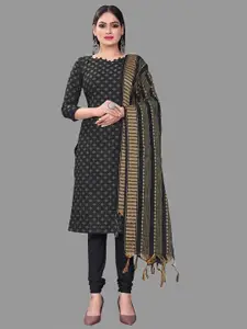 APNISHA Geometric Printed Unstitched Dress Material
