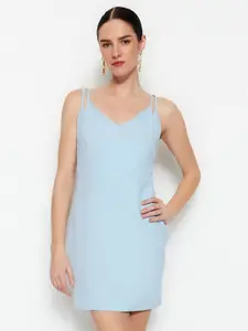 Trendyol Shoulder Straps Sheath Mini Dress