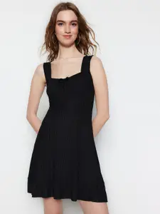Trendyol Square Neck Fit & Flare Mini Dress