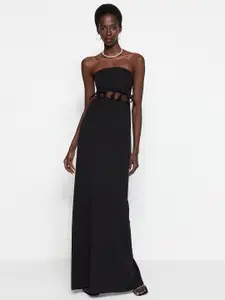 Trendyol Strapless Cut Outs Maxi Dress