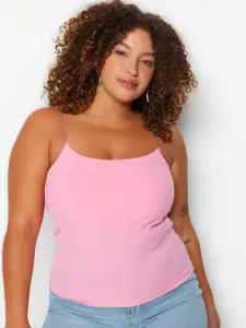 Trendyol Plus Size Sleeveless Fitted Top