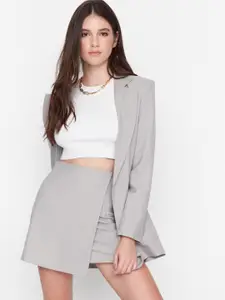 Trendyol Striped Straight Mini Skirt