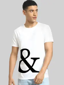 Elibolz Typography Printed Cotton T-shirt