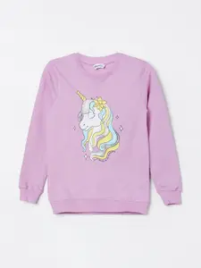 Fame Forever by Lifestyle Girls Unicorn Printed Pure Cotton Pullover