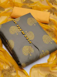 APNISHA Ethnic Motifs Printed Unstitched Dress Material