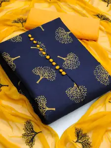 APNISHA Floral Printed Unstitched Dress Material