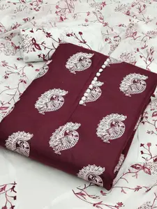 APNISHA Ethnic Motifs Printed Unstitched Dress Material