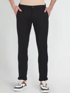 Arrow Sport Men Slim Fit Low-Rise Cotton Trousers
