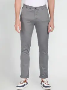 Arrow Sport Men Skinny Fit Mid-Rise Cotton Trousers