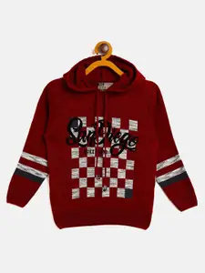 Duke Boys Typography Printed Hooded Acrylic Pullover