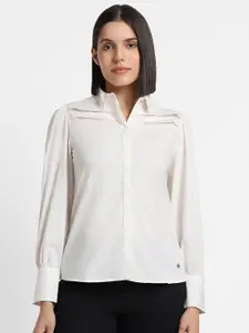 Allen Solly Woman Pleated Casual Shirt