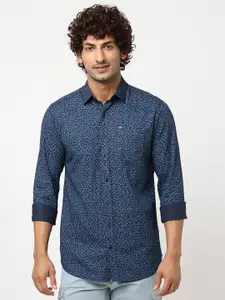 Blue Buddha Floral Printed Cotton Casual Shirt