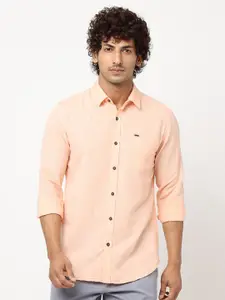 Blue Buddha Men Cotton Opaque Casual Shirt