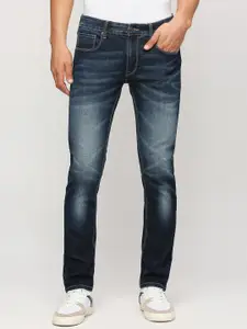 Pepe Jeans Men Tapered Fit Low-Rise Heavy Fade Stretchable  Jeans