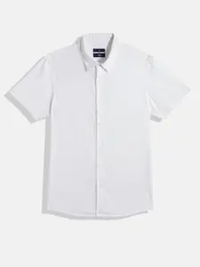 IVOC Boys Slim Fit Opaque Cotton Casual Shirt