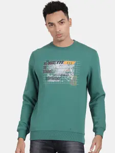 t-base Graphic Printed Cotton Sweatshirt