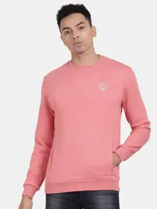 t-base Round Neck Long Sleeve Cotton Sweatshirt