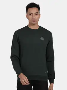 t-base Round Neck Long Sleeves Ribbed Sweatshirt