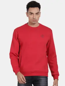 t-base Round Neck Long Sleeves Cotton Ribbed Sweatshirt