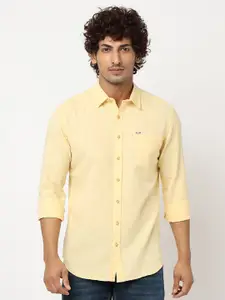 Blue Buddha Opaque Cotton Casual Shirt