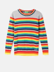 United Colors of Benetton Boys Striped Pullover Sweater