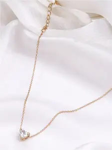 BEWITCHED Gold-Plated Rhinestone Necklace