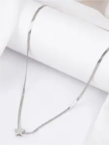 BEWITCHED Silver-Plated Star Charm Necklace