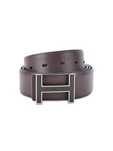 Tommy Hilfiger Men Textured Leather Reversible Formal Belt