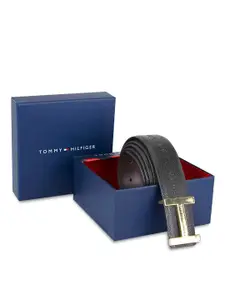Tommy Hilfiger Men Textured Leather Reversible Belt
