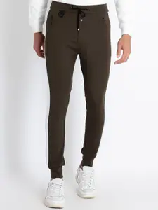 Status Quo Men Colourblocked Cotton Joggers