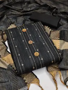 APNISHA Embroidered Unstitched Dress Material