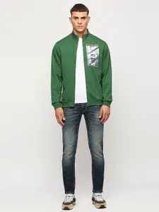 Pepe Jeans Graphic Printed Front Open Sweatshirt