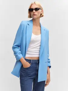 MANGO Solid Single-Breasted Casual Blazer
