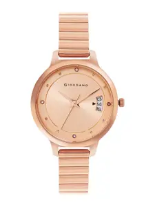 GIORDANO Women Round Dial Water Resistance Analogue Watch GD4206-33