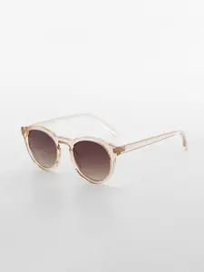 MANGO Women Round Sunglasses with UV Protected Lens 57010590-26