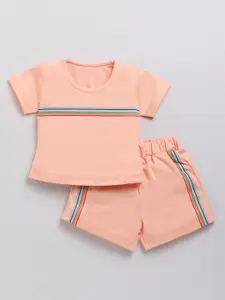 Toonyport Girls Printed T-shirt with Shorts