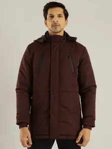 Indian Terrain Hooded Longline Padded Jacket