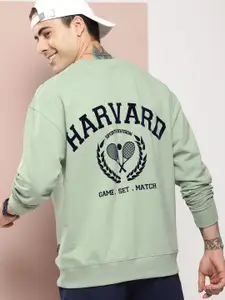 Harvard Pure Cotton Brand Logo Printed Sweatshirt