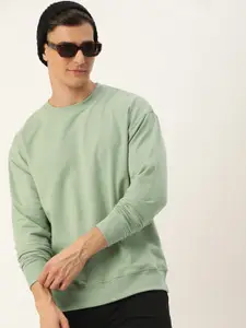 Harvard Round Neck Long Sleeves Oversized Sweatshirt
