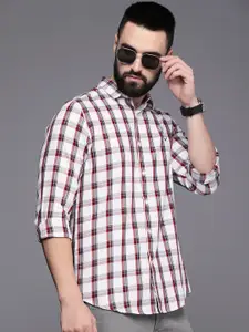Allen Solly Sport Classic Slim Fit Checked Pure Cotton Casual Shirt