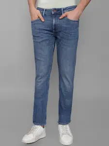 Louis Philippe Jeans Men Slim Fit Mid-Rise Light Fade Cotton Jeans