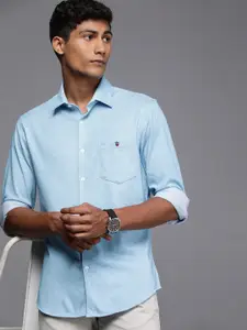 Louis Philippe Sport Textured Smart Casual Shirt