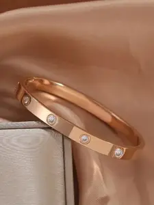 MEENAZ Women Gold-Plated Bangle-Style Bracelet