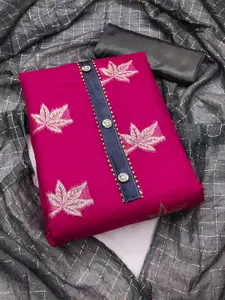 MANVAA Floral Woven Design Unstitched Dress Material