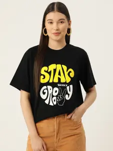 Slenor Women Typography Printed T-shirt