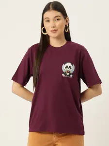 Slenor Women Printed T-shirt