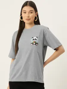 Slenor Women Printed T-shirt