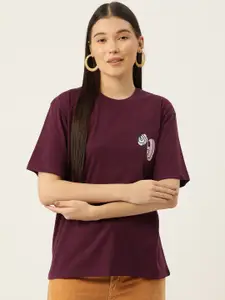 Slenor Women Printed T-shirt